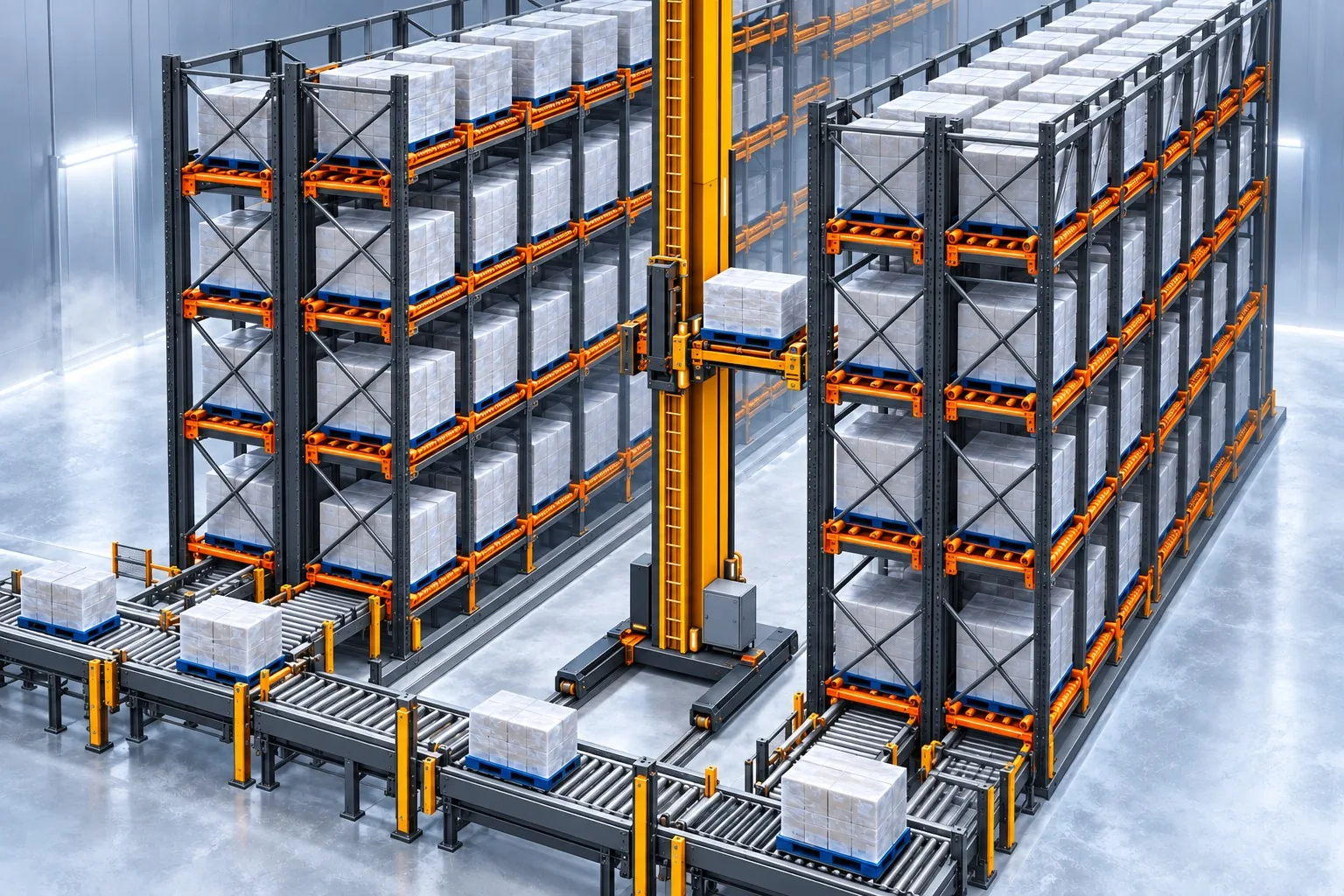 Approved stacker-crane concept
